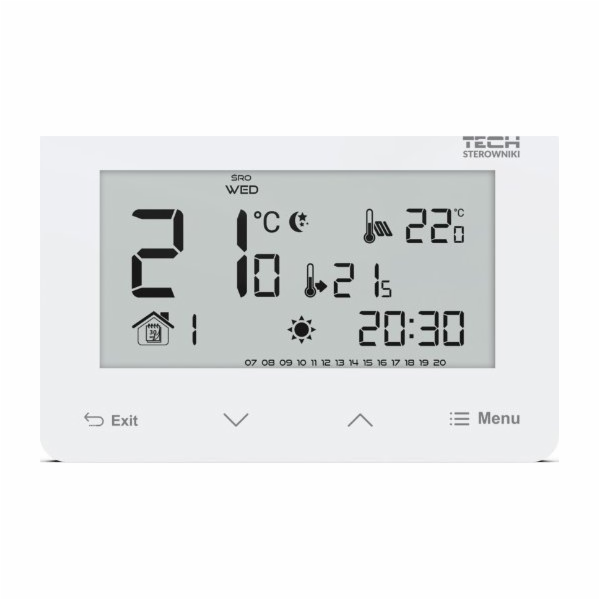 Tech Drátový ovladač ST-293z v3, bílý, dvoustavový pokoj,...