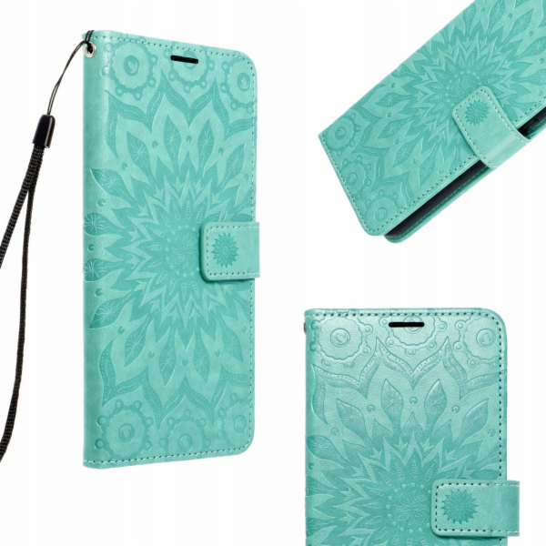 OEM Knižní pouzdro MEZZO pro SAMSUNG A54 5G mandala zelená