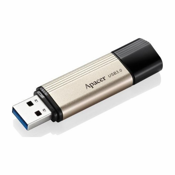 Apacer Apacer USB flash disk, 3.0, 64GB, AH353, zlatý, če...