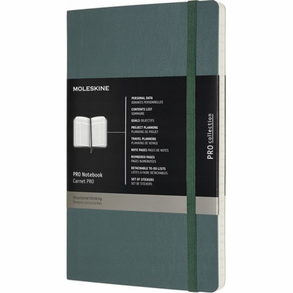Moleskine Notes MOLESKINE Professional L (13x21 cm), měkk...