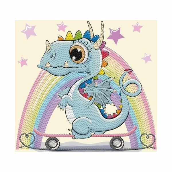 DIAMOND DOTZ DIAMOND DOTZ DRAGON SKATE