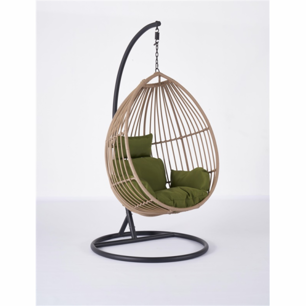 Otočná židle, zavěšená Domoletti 9-B CHAIR, hnědá
