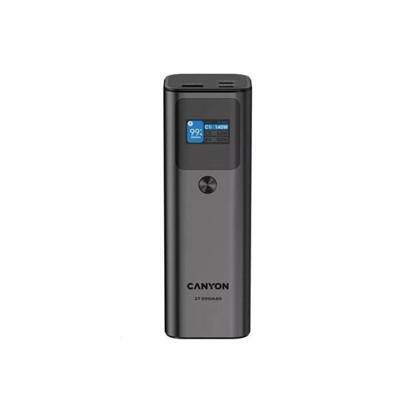 CANYON powerbanka PB-2010, 27000mAh, 2x USB-C 140W PD3.1,...