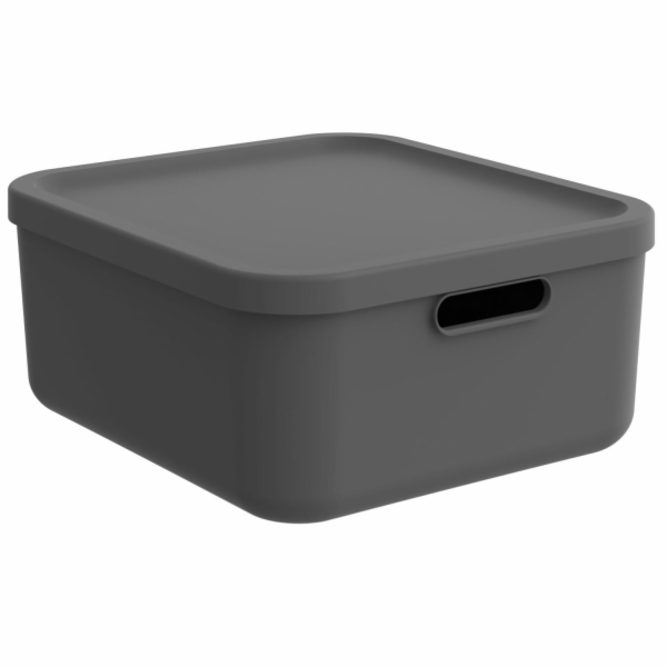 Úložný kufr Rotho Albula, 20 l, antracit, 39,5 x 35,5 x 1...