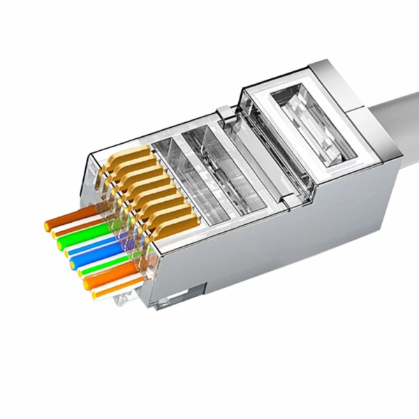 W-Star Konektor FTP RJ45EZ Cat6 1000ks pozlacený 6SLD pas...