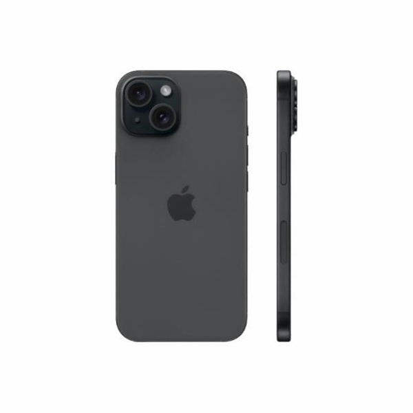 Mobilní telefon Apple iPhone 15, černý, 6GB/128GB