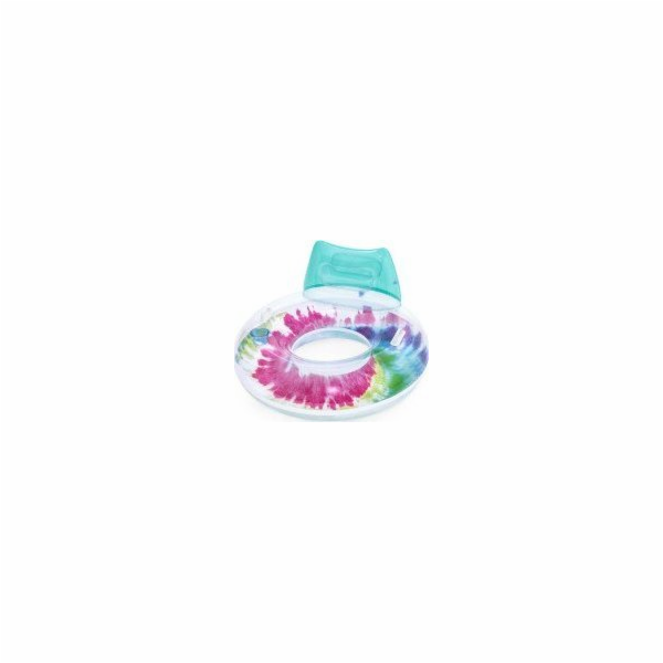 Kruh Bestway nafukovací křeslo s úchyty Tie Dye, 118 x 11...