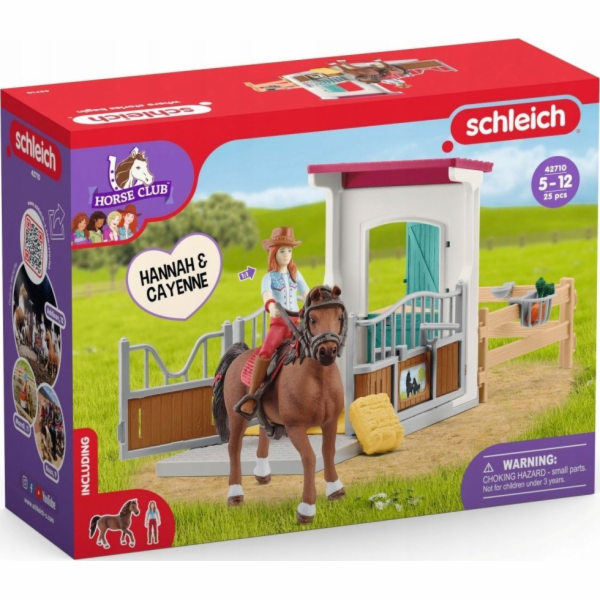 Schleich Horse Club box na koně s Hannah & Cayenne, figur...