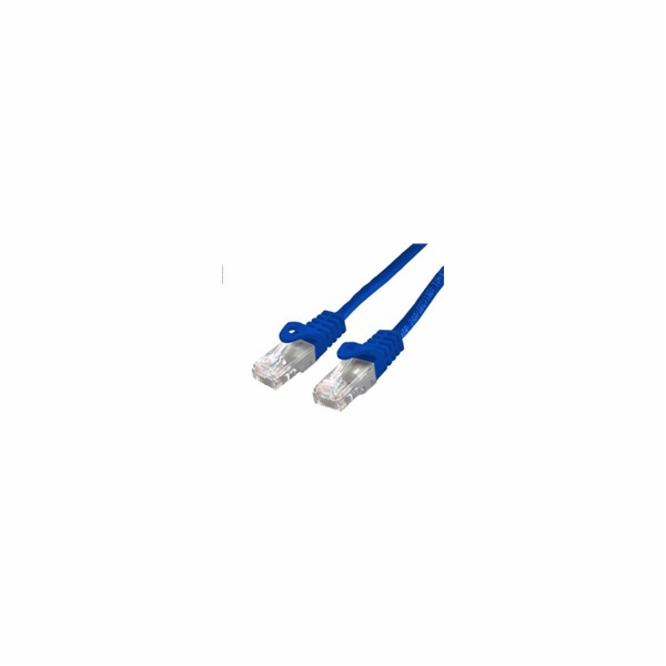 C-TECH kabel patchcord Cat6, UTP, modrý, 5m