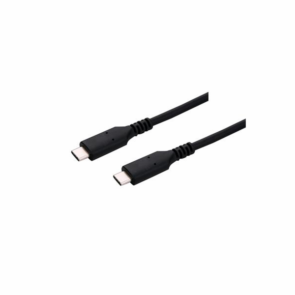 C-TECH kabel USB 4.0, Type-C (CM/CM), PD 100W, 40Gbps, 1m...