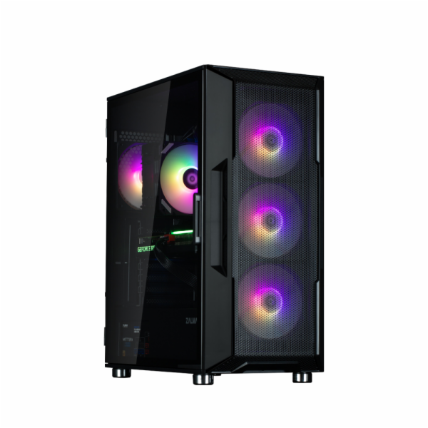 Zalman skříň I3 Neo ARGB black / ATX / 4x120 ARGB fan / 2...