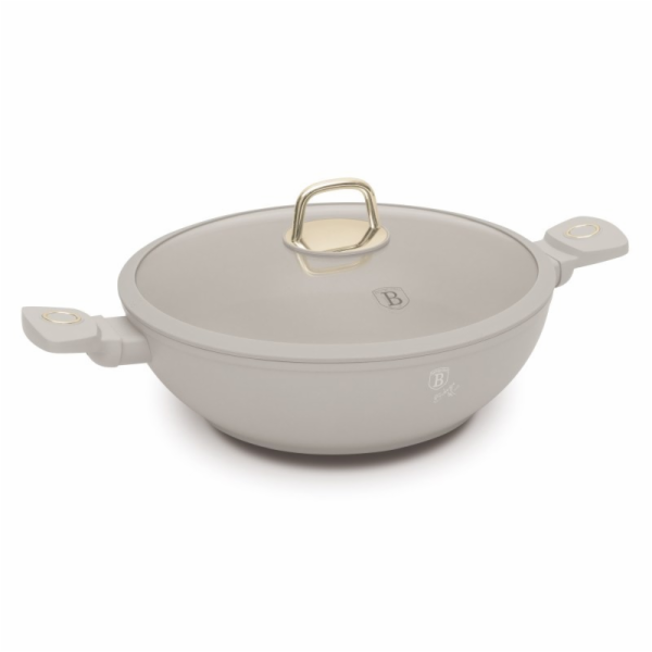 Pánev WOK s titanovým povrchem a poklicí 30 cm Sahara Col...