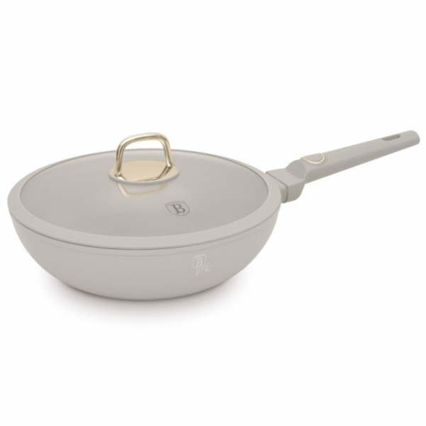 Pánev WOK s titanovým povrchem a poklicí 28 cm Sahara Col...