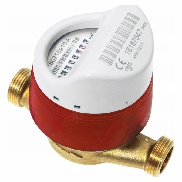 Vodoměry na teplou vodu GSD8-RFM 1/2" 1,6 m3/h