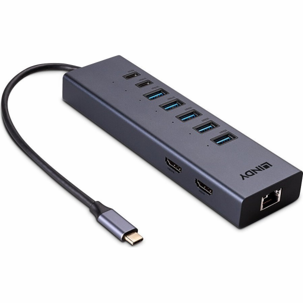 Lindy DST -Mini Duo - Dockingstation - pro smartphone, ta...