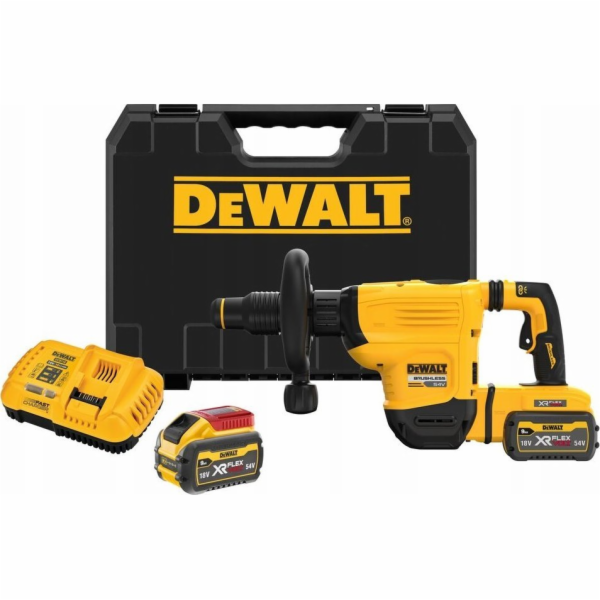 Dewalt 54v xr flexvolt demoliční kladivo sds-max 6kg 2 x 9ah