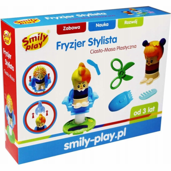 Smily Play Plastové těsto Těsto-hmota Kadeřník stylista