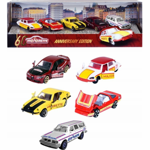 Majorette Anniversary Edition - dárková sada s 5 modely a...