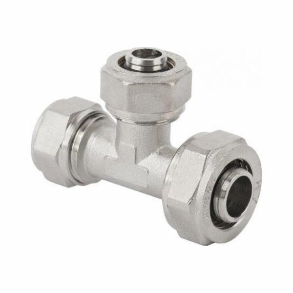 Hydroland PEX.TR.20X16X20 ČERVENÉ TEE 20X16X20 PEX ŠROUBO...