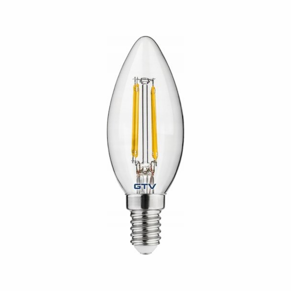 Světelný zdroj LED, FILAMENT, C35, 4000K, E14, 4W, 440Im,...