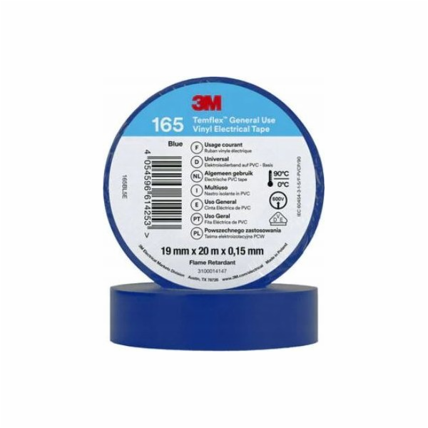 3M Temflex 1500 izolační páska DE272951109 19mmx20m modrá