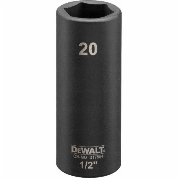 Zásuvka Dewalt 20mm 1/2c narážecí zásuvka hluboká