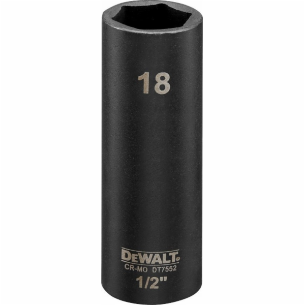 Dewalt zásuvka 18mm 1/2c narážecí zásuvka hluboká