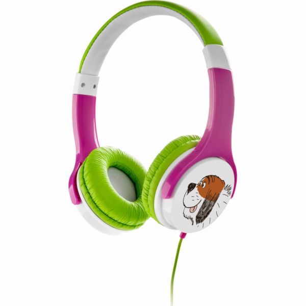 GoGEN MAXISLECHY stereo jack, zelená/růžová