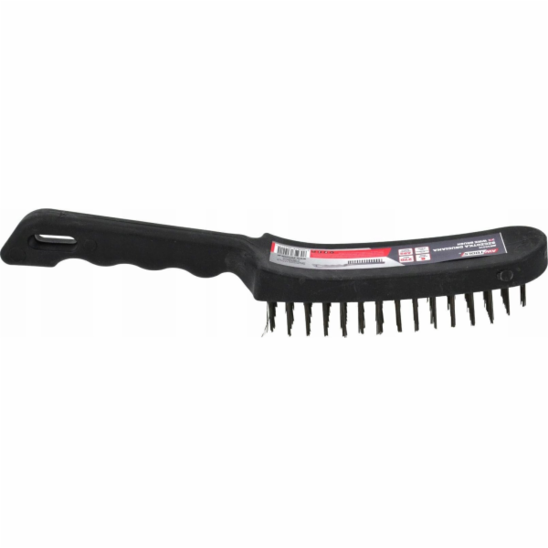 AWTools DRÁTĚNÝ KARTÁČ PLAST. 3-ŘADOVÁ RUKOJEŤ.
