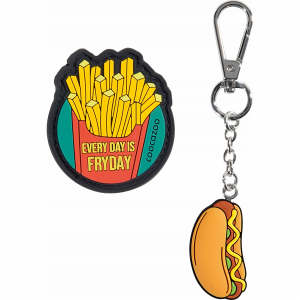 Sada Coocazoo COOCAZOO 2.0 do batohu COLOR UP FAST FOOD