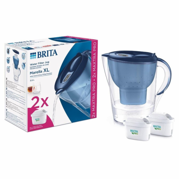 Brita Filtrační konvice Marella XL 3,5l modrá + 2x MX Pro...