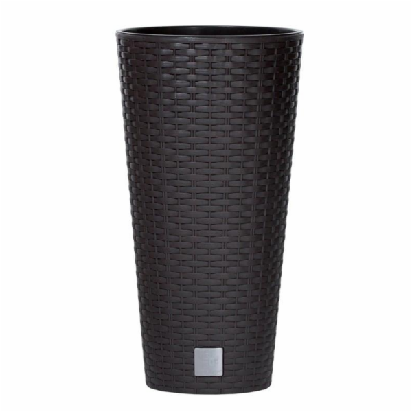 Hrnec Prosperplast Tubus, plast, O 30 cm, černý
