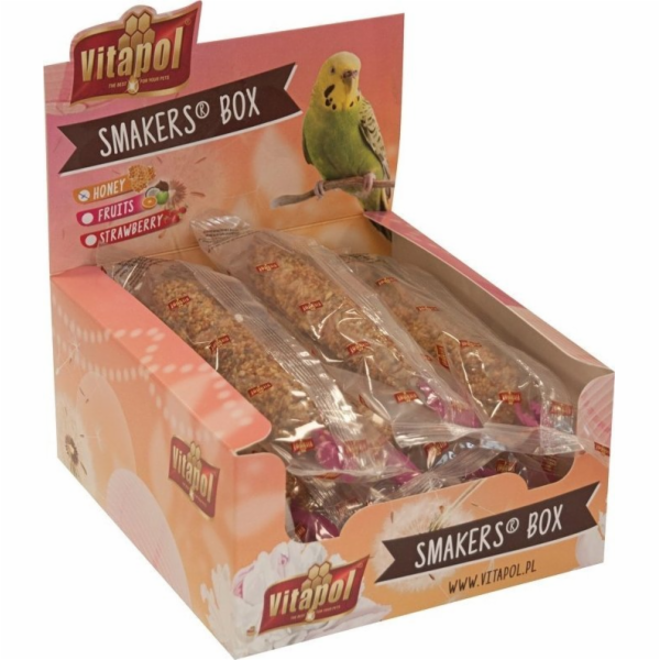 Vitapol SMAKERS MEDOVNÍK PRO PAPOUŠKY 12 ks/krab