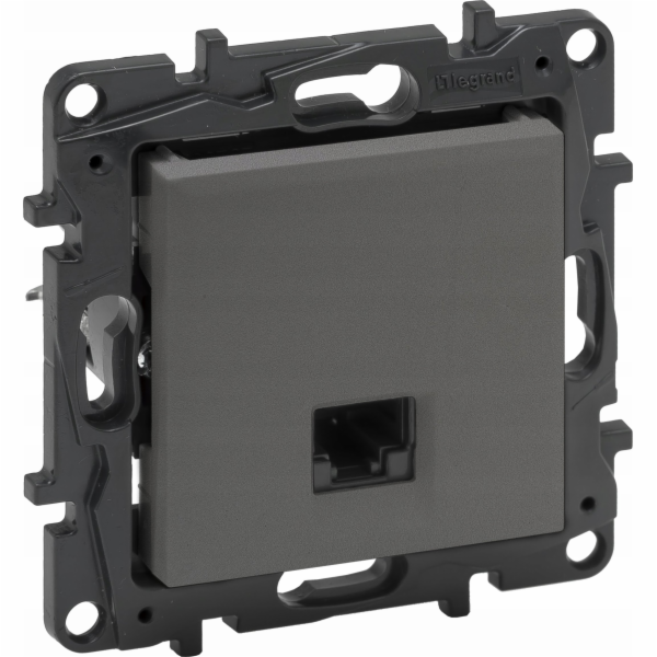 Legrand Niloe Step RJ45 zásuvka kat. 5e UTP ocel 863459