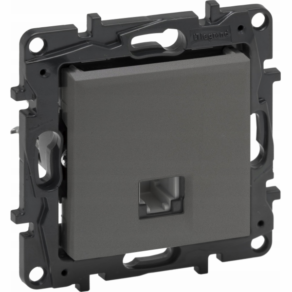 Legrand Niloe Step Telefonní zásuvka RJ11 ocel 863455