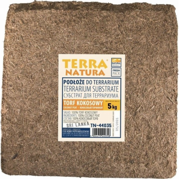 Terra Natura Terrarium substrát brikety kokosová rašelina...