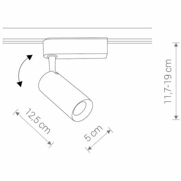 Směrové svítidlo Nowodvorski Iris, 12W, LED, 9001