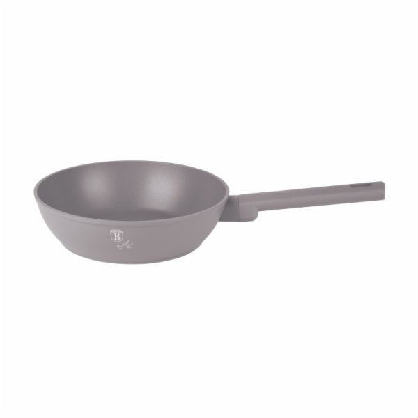 Pánev hluboká s titanovým povrchem a poklicí 24 cm Taupe ...
