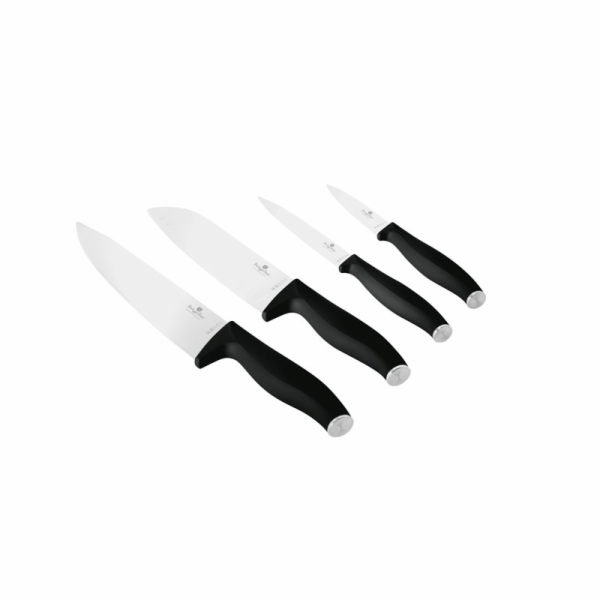 Sada nožů nerez 4 ks Matte Black Collection BH-2957