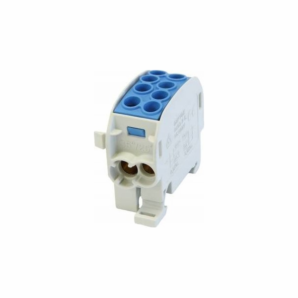 Blok distribuce 1-voltage připojen 125A 2x4-35mm2, 2x2.5-...