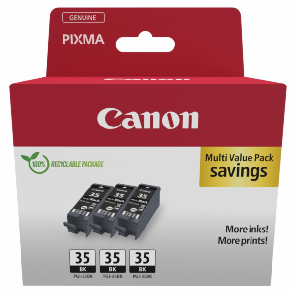 Canon CARTRIDGEPGI-35 BK TRIPLE černá pro PIXMA iP100, iP...