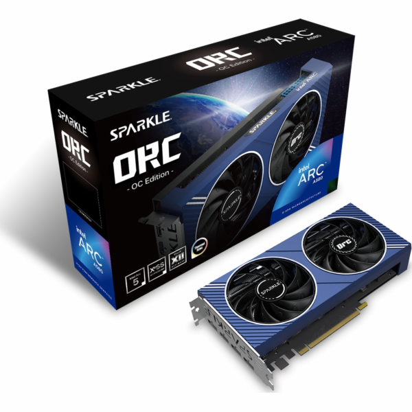 INTEL VGA SPARKLE Arc A580 ORC OC 8G, 8G GDDR6, 3xDP, 1xHDMI