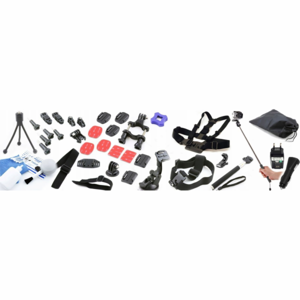 Xrec Set / Příslušenství pro Gopro Go Pro Hero 4 3+ + 3 2 1