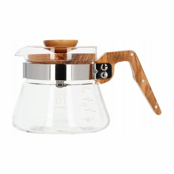 Kávový server Hario Hario 600ml - Olivové dřevo