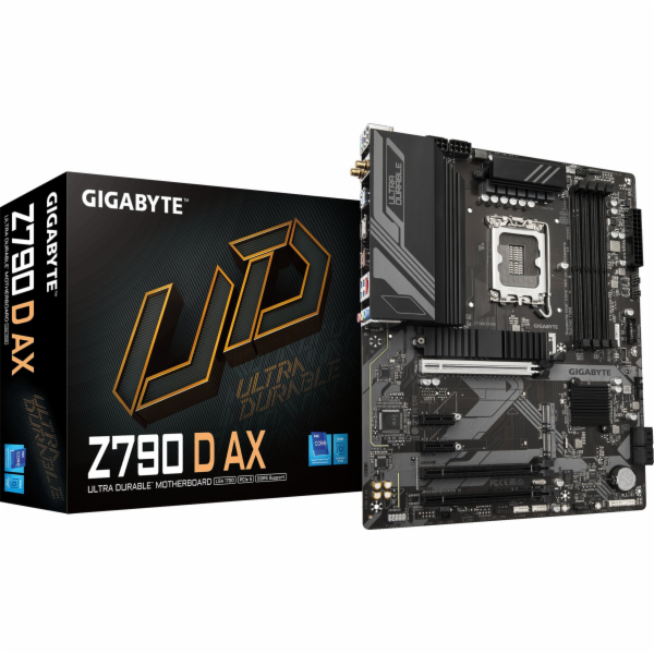 GIGABYTE MB Sc LGA1700 Z790 D AX, Intel Z790, 4xDDR5, 1xD...