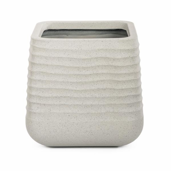 Květináč G21 Sand Cube 38 x 38 x 37