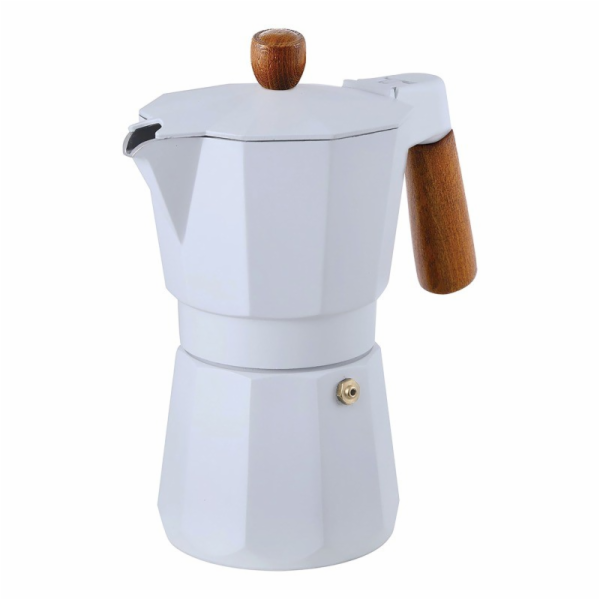 Konvice na espresso 6 šálků bílá Naturally BG-38191-WH