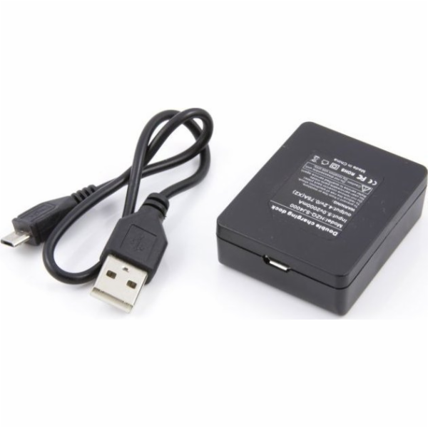 Nabíječka fotoaparátů Xrec 2x duální USB nabíječka pro fo...
