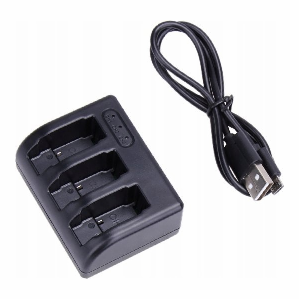 3x nabíječka baterie baterie / ahdbt-501 pro GoPro Hero 5...