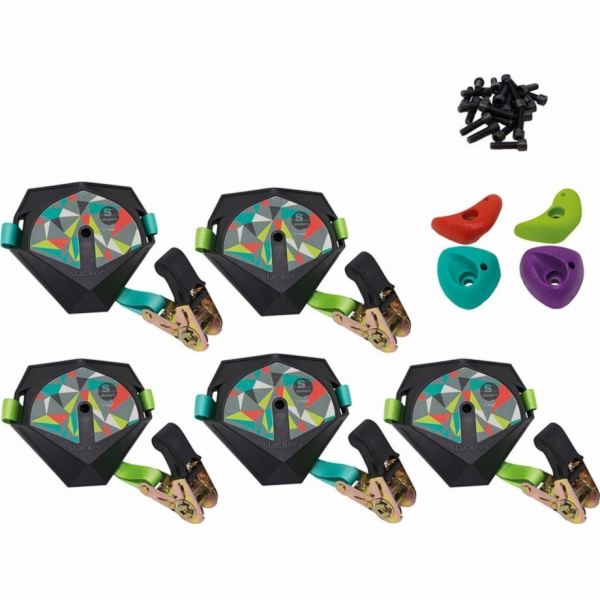 Slackers Slackline Slackers Ninja Tree Climbing Holds - 9...